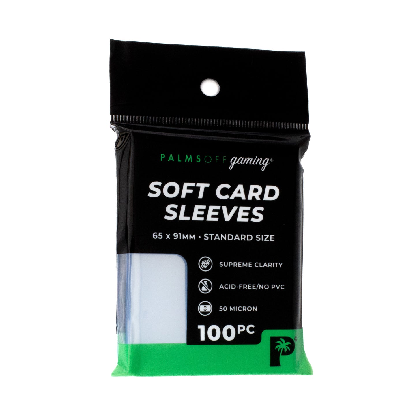 Palms Off Gaming SOFT CARD SLEEVES 65x91mm standard size